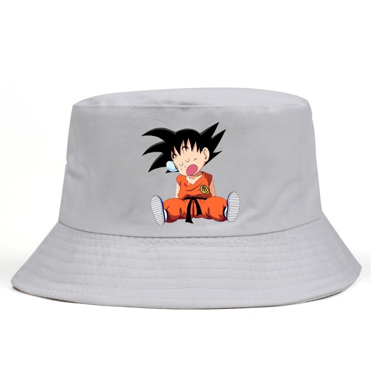 Topi bucket Motif Karakter Anime Dragon Ball Untuk Pria Dan Wanita