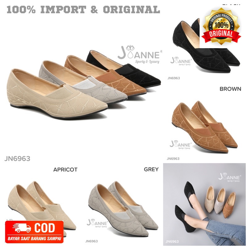 [ORIGINAL] JOANNE Loafers Shoes Sepatu Wanita #JN6963
