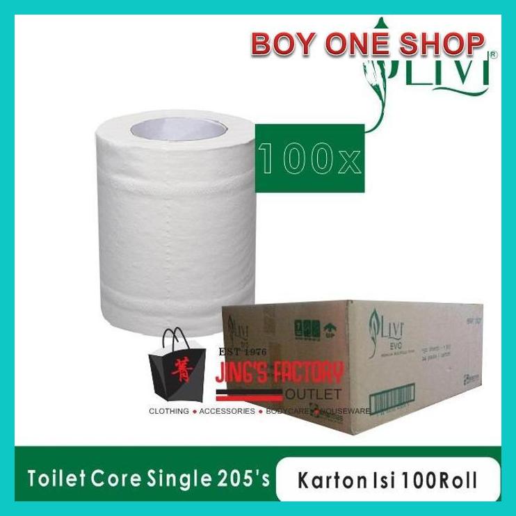 1 DUS X LIVI SMART DUE TOILET PAPER ROLL  / LIVI TISSU TOILET / TISU ROLL / TISSUE RESTAURANT NEEDS 