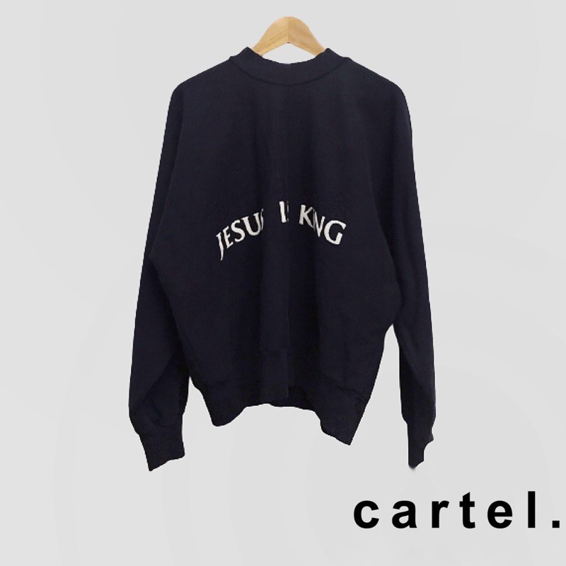 KANYE WEST JESUS IS KING CHICAGO PAINTING CREWNECK