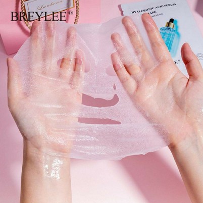BREYLEE Sheet Mask Rose / Retinol / Vitamin C / Hyaluronic Acid / Collagen Peptide / Acne Treatment / Soothing - Masker Wajah