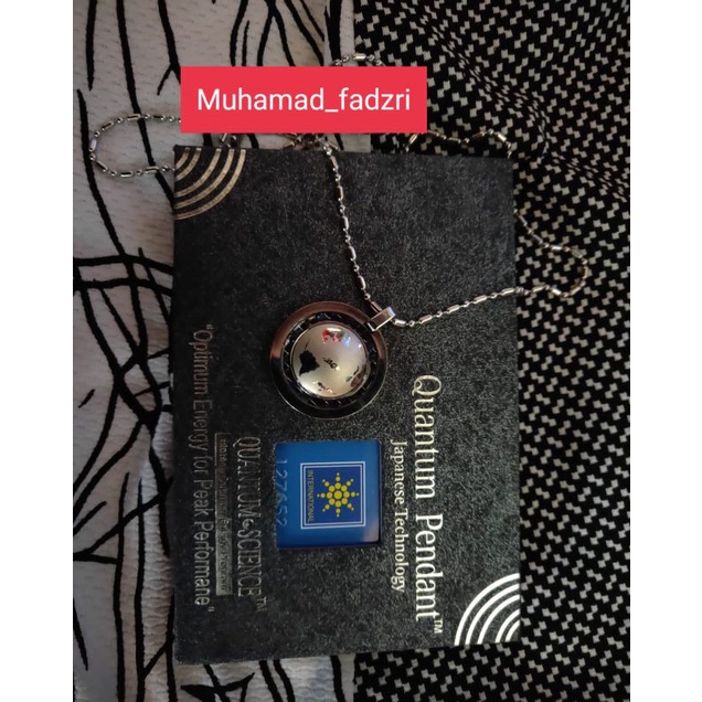kalung kesehatan Quantum pendant ion negatif