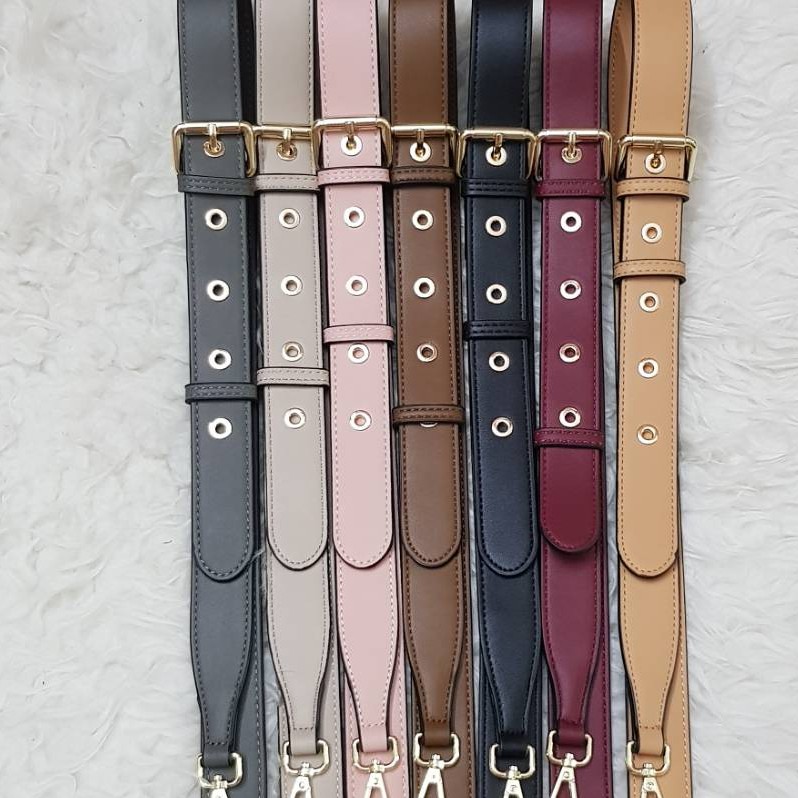 bagstrap fashion adjustable cloe PU Leather tas tali panjang strap tas