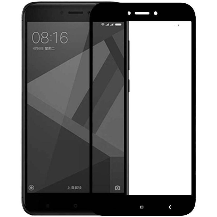 TEMPERED GLASS 5d full lem XIAOMI REDMI 5A HITAM PUTIH screen protector guard