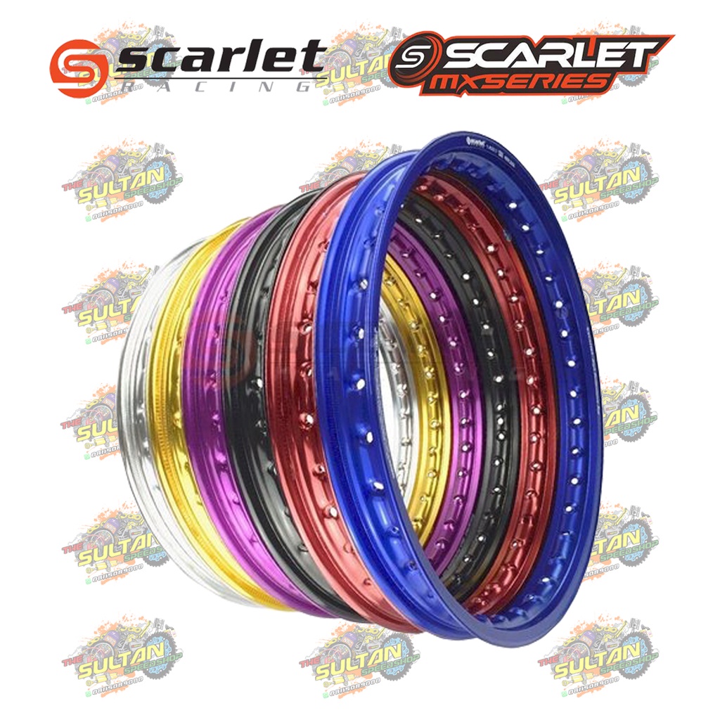 VELG WR SHAPE RING 18 LEBAR 140 160 185 215 SCARLET RACING