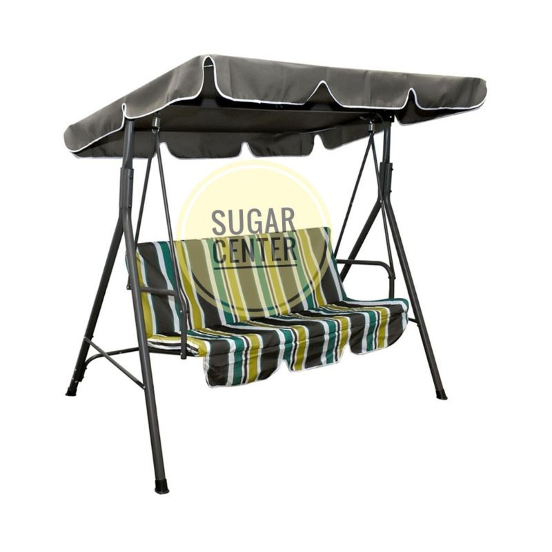 Soleil Kursi Taman Ayun/Kursi Taman Ayunan 3 Dudukan/Kursi Taman Ayun Dengan Kanopi/Kursi Taman Ayun