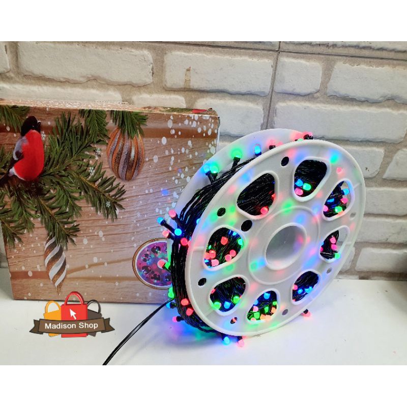 Lampu Natal LED Twinkle Light Warm Light Murah Dekorasi Pesta Hiasan Pohon Natal Aksesories Natal