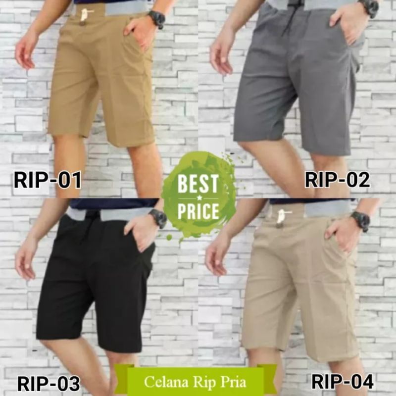 Celana 100 Dapat 5 Chinos Pendek Pria