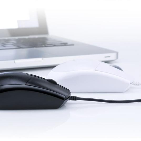 ♜ Optical Mouse G3 Unitech Wired Kabel USB 1000DPI - Hitam ➾