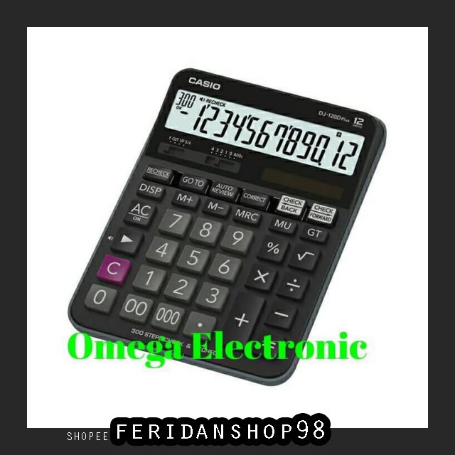 

FS1330 KALKULATOR CASIO DESKTOP DJ ATK 120D BY FERIDANSHOP98