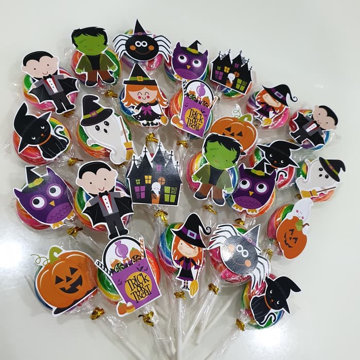 

Halloween Permen Lolipop isi 12pc Permen HHR1550