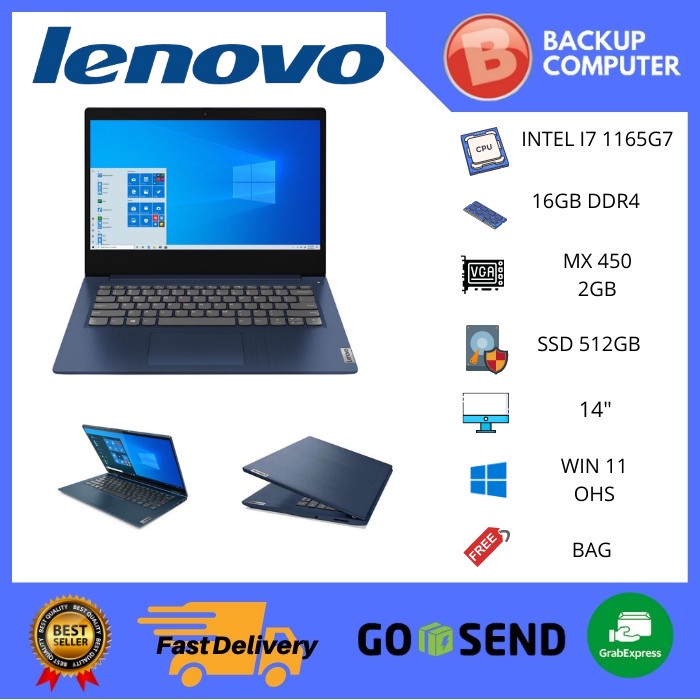 LENOVO IDEAPAD SLIM 5I 14ITL05 I7 1165G7 16GB 512GB SSD - ABYSS BLUE