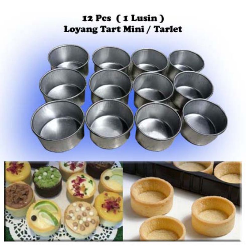 Cetakan Kue Tart Mini / Loyang Mini / Cetakan Tartlet Mini / Cetakan Kue Mini