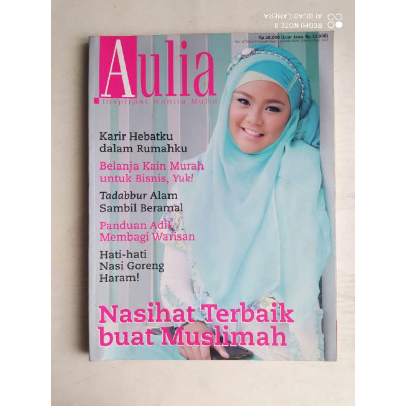 

Majalah Bekas Aulia edisi 04/2013 - untuk diy scrapbook art project