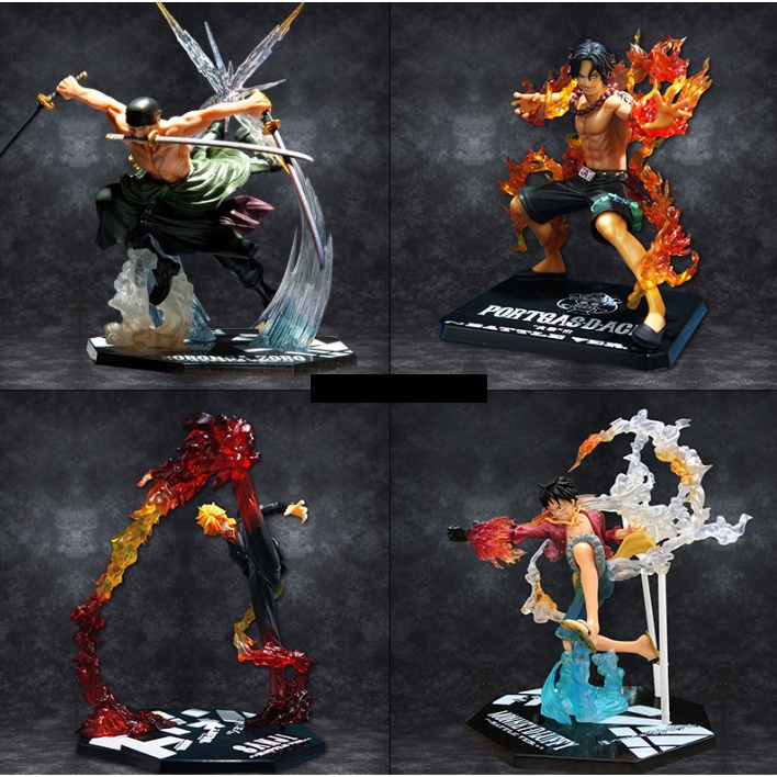 Anime Action Figure One Piece Luffy Roronoa Zoro Usopp Ace