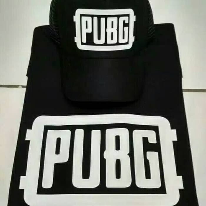 KAOS PUBG PLUS TOPI CLASSIC KOTAK BAJU TSHIRT MURAH BOOYAH FREE FIRE