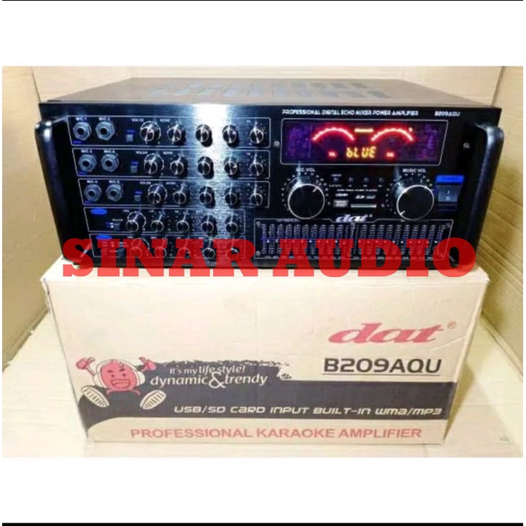 AMPLI DAT B209AQU PROFESIONAL KARAOKE AMPLIFIER