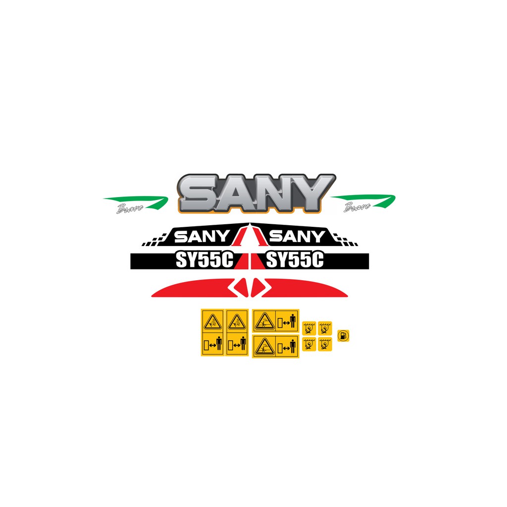 

STIKER SANY SY55C