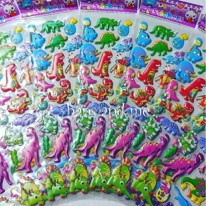 

Sticker Anak Stiker Timbul Dino Dinosaurus
