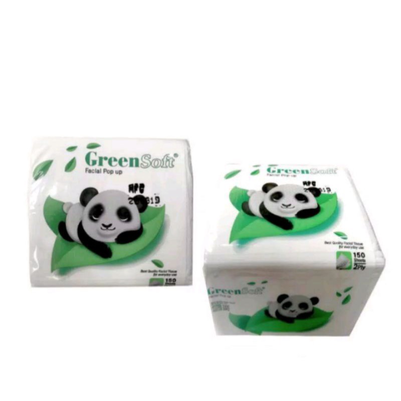 Tissue Green soft panda 170 sheets
