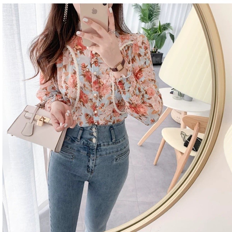 blouse import rose orange import code 042