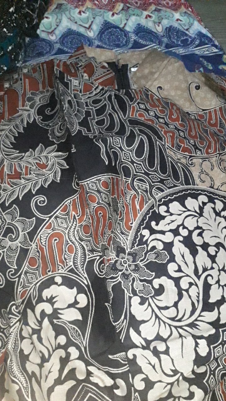 Murah Terlaris Serut Genes Jelita Tunic Navbor Yelbor Whitbor Creambor Tunik Batik