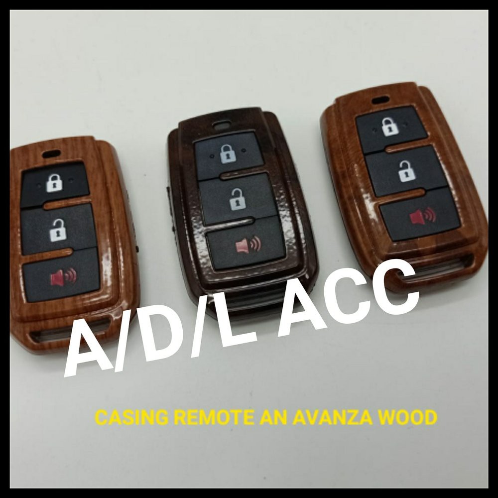 casing kasing kunci remote mobil Toyota all new Avanza Veloz / agya / etios kayu Wood carbon hitam orisinil 2012 2013 2014 2015