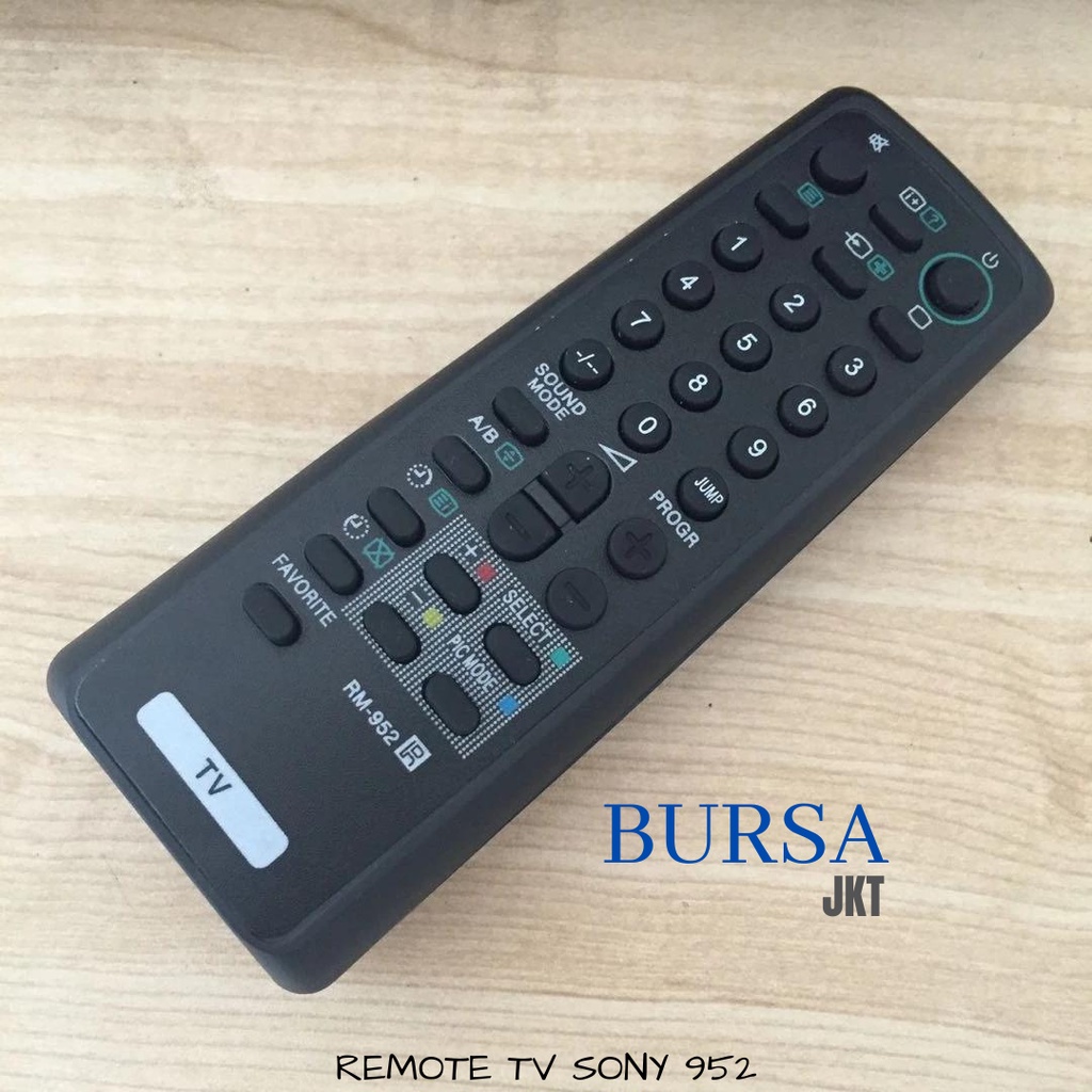 REMOTE TV SONY VEGA HITAM 952H REMOT PENGGANTI