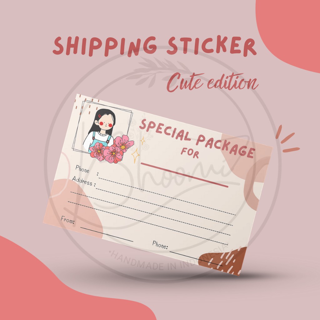 

STICKER PENGIRIMAN CUTE EDITION (12PCS/SET) -LABEL PENGIRIMAN-SHIPPING STICKER-STICKER OLSHOP