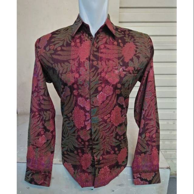 Kemeja pria tenun batik full furing