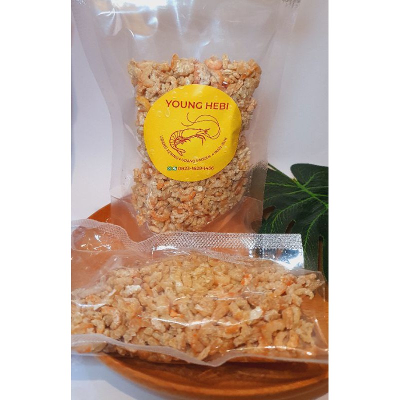 

Young Hebi Udang Kering kecil 100 gram Bagan siapiapi / Ebi Bagan / Hebi Kering / Udang kering sumatera