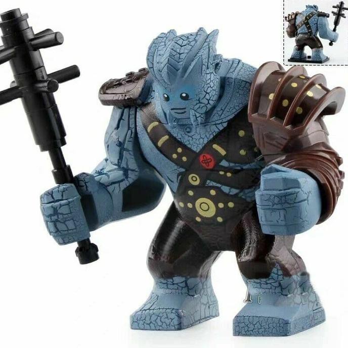 Hanya Disini] Korg Hulk Avengers Endgame Super Hero Marvel Big Minifigure Not Lego
