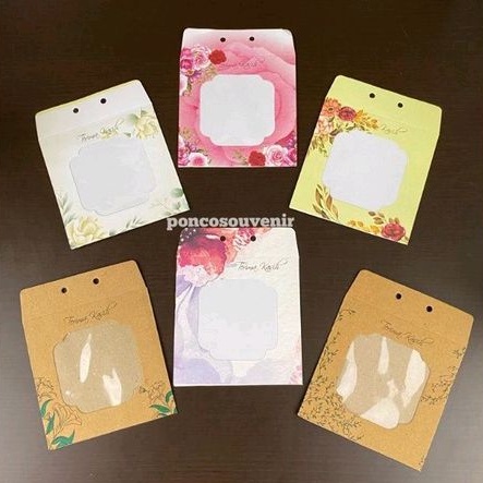 

100 pcs Amplop kemasan souvenir 10 X 10 cm