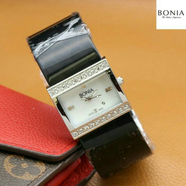 Jam Tangan Wanita Bonia Mika - Jam Tangan Bonia Tali Kulit - Bonia Terbaru Harga Murah