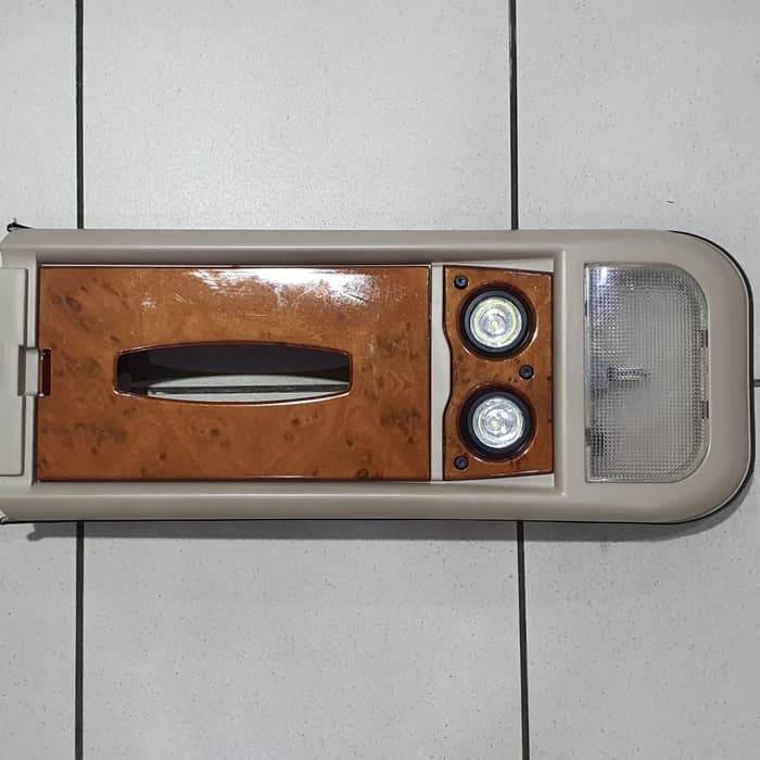 kokpit / roof console / tempat tissu ATAS KABIN TOYOTA ALL NEW AVANZA /  XENIA 2012 2013 2014 2015 2016 2017 2018 KAYU