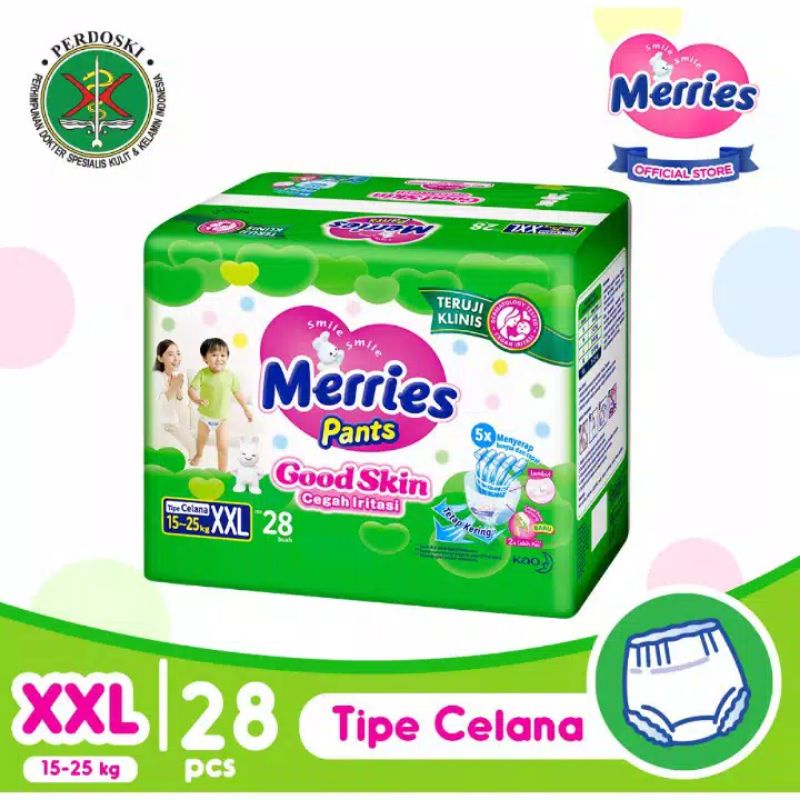 Merries XXL28 Pants Good Skin XXL 28