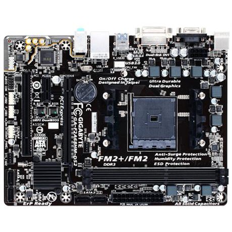 Gigabyte Motherboard GA-F2A68HMDS2 F2A68HM Socket FM2+/FM2