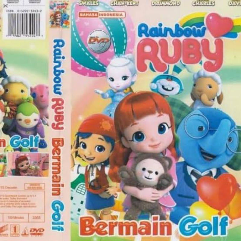 Kaset Film Kartun RAINBOW RUBY Bermain GOLF