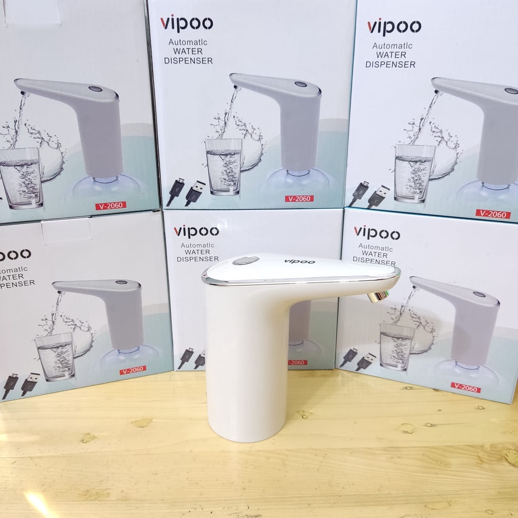 TERBARU Pompa Galon Elektrik Vipoo V 2060 Original Pompa Air Minum Vipoo TERLARIS