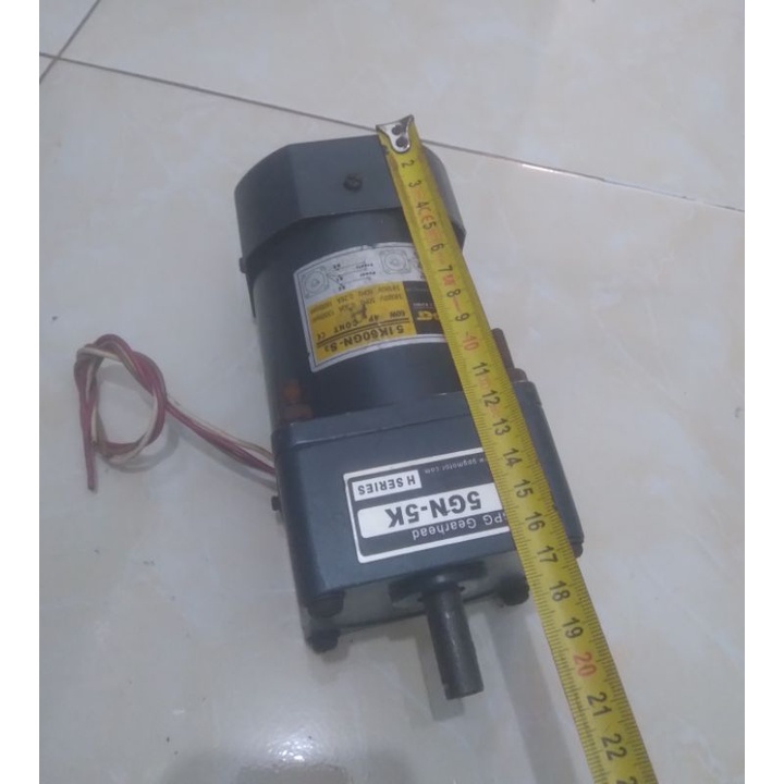 Ac Motor Gearbox 220V Ratio 1:5 Autput 160Rpm