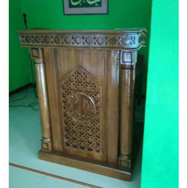 mimbar masjid mimbar jati mebel jepara,furniture