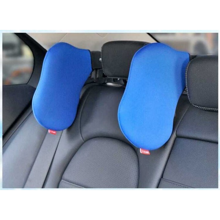 Colorful Travel Adjustable Car Seat Headrest Neck Side Cushion