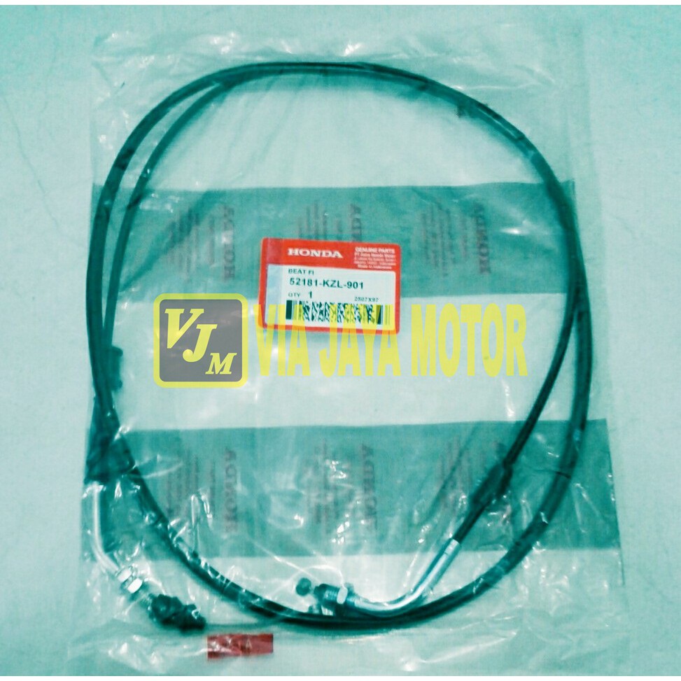 VJM TALI KABEL GAS BEAT FI LAMA INJEK 2013 2014 2015 STATER KASAR 52181 - KZL - 901 ORI HONDA