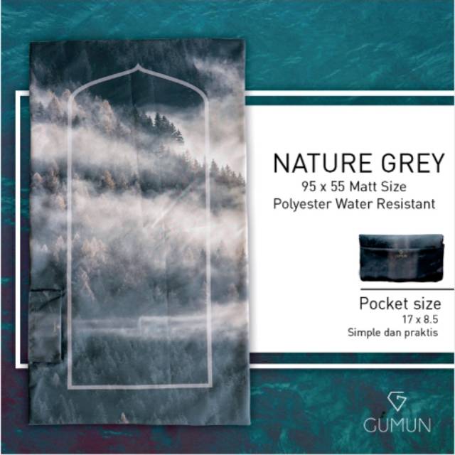 Sajadah GUMUN Nature Grey