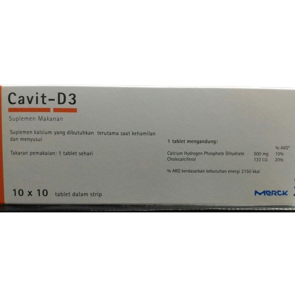 CAVIT-D3 BOX ISI 100 TABLET - VITAMIN D3