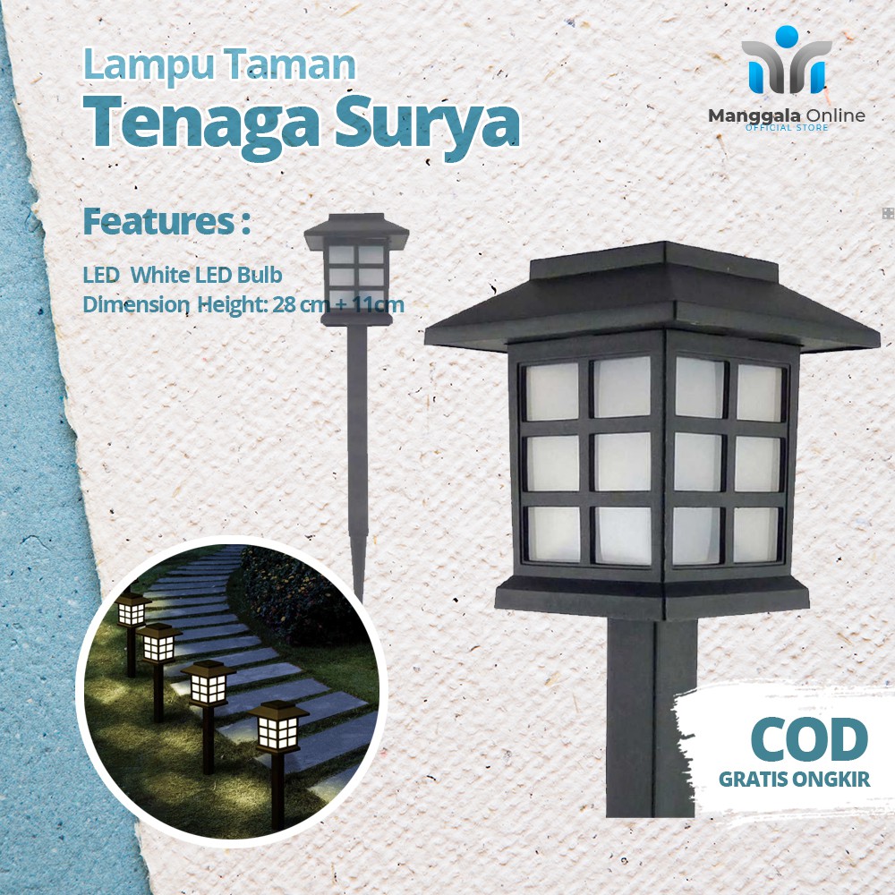 Lampu Taman Tenaga Surya Lampu Taman LED