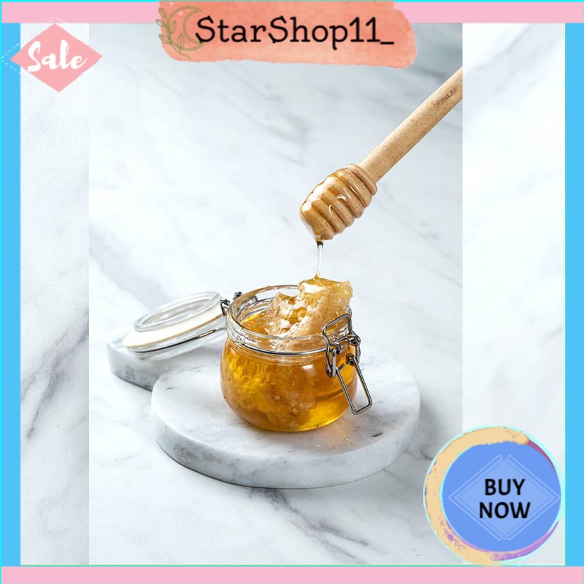 

Bisa COD "Starshop11_" - Sendok Madu Kayu Foodgrade- Wooden Honey Dipper (Homliv)