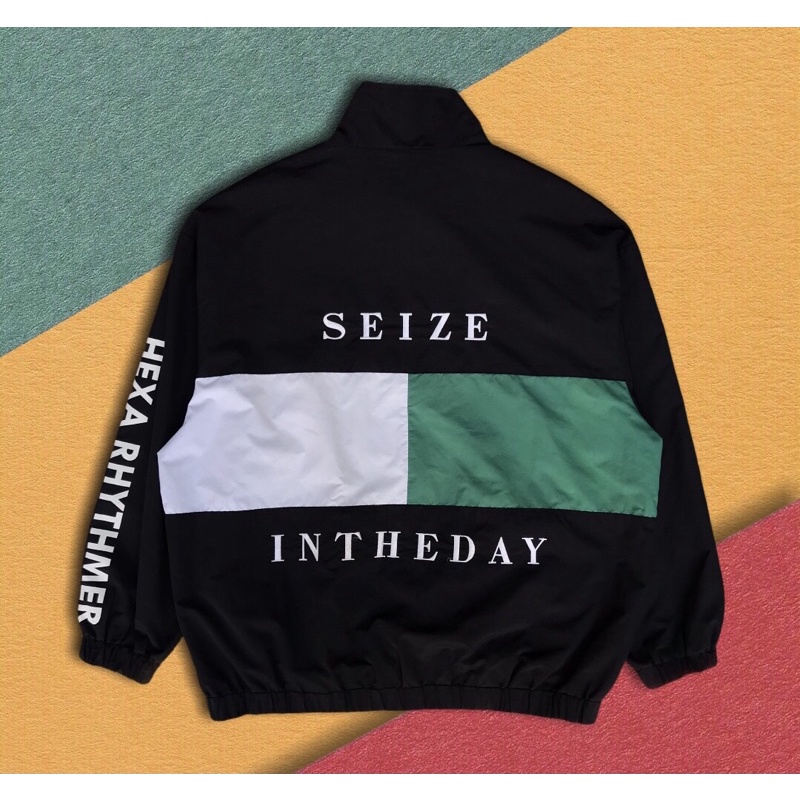 Attention Seize in the day Windbreaker Jacket