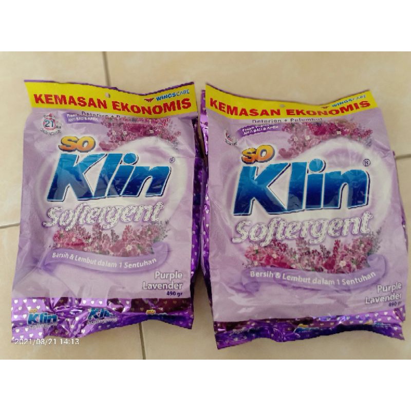 Sabun Cuci Soklin Softergent 490gr