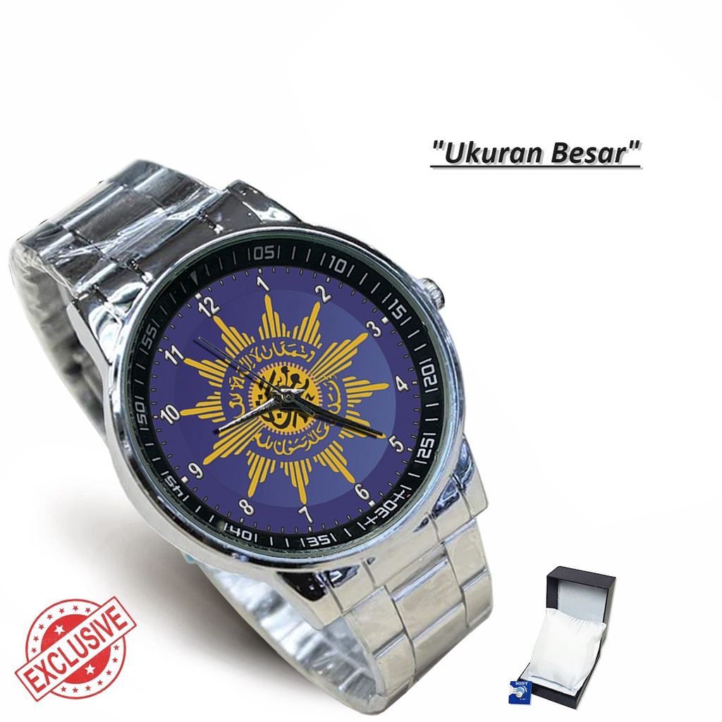 Jam Tangan Rantai Couple LOGO MUHAMMADIYAH - 1 (Mantul)